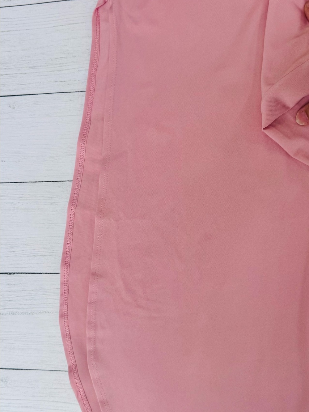 HALARA Pink V-Neck Short Sleeve Wide-Leg Jumpsuit. Love it but it didn’t fit me. - Picture 6 of 10